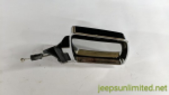 Chrome Manual Passenger Side Mirror Front Right Door RH OEM 55034120