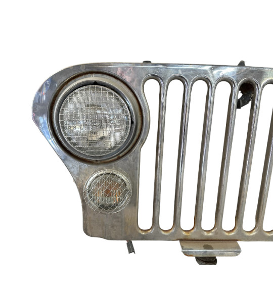 CJ Grille Headlights Marker Lights Chrome