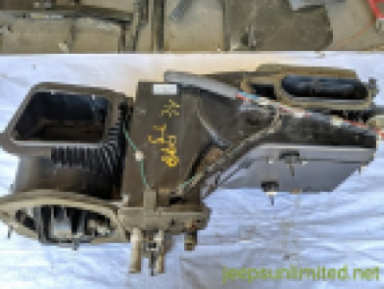 1997-1998 Jeep Wrangler TJ Heater Box Assembly with Air Conditioning 4864947AB
