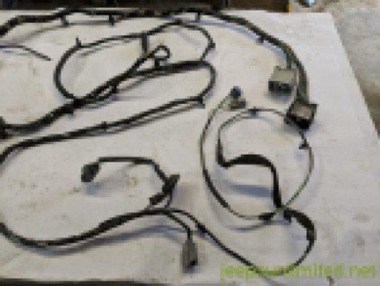Interior Body to Rear Wiring Harness Loom with Hard Top 2015 JK 68234804AC