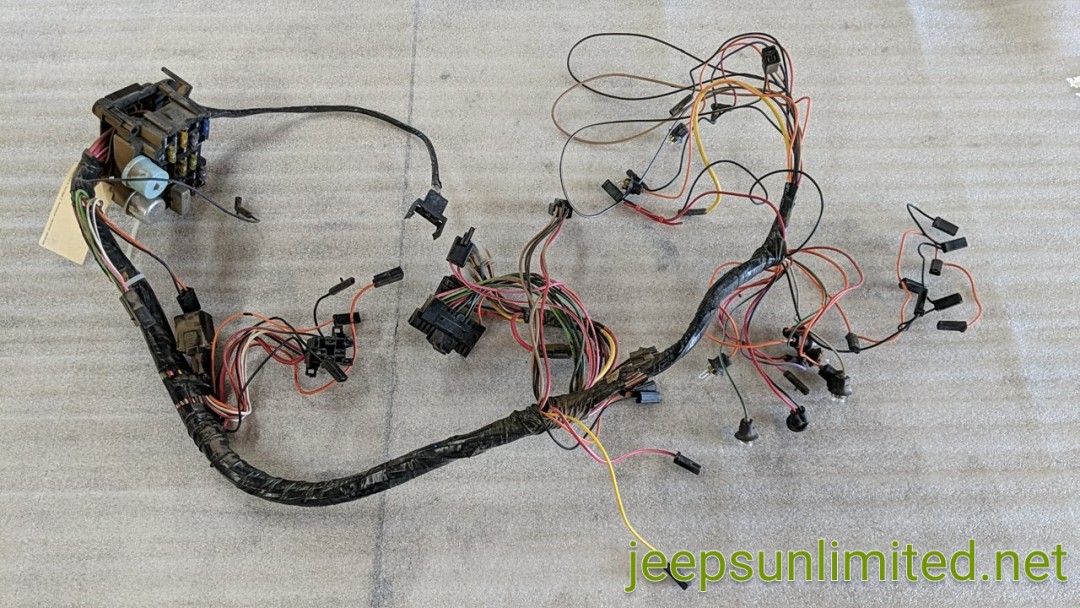Instrument Panel Gauges Dash Wiring Harness AMC 1980 CJ OEM