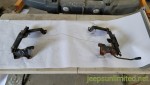 Comanche MJ Front Bench Seat Bracket Manual Slider Track Left Right Side 86-92 MJ 55004295