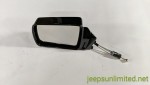 Black Manual Driver Side Mirror Front Left Door LH 55034123