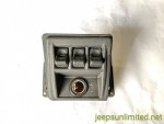 1997-2002 Jeep Wrangler TJ Lower Dash Switch Bezel Trim Panel 56007314AD