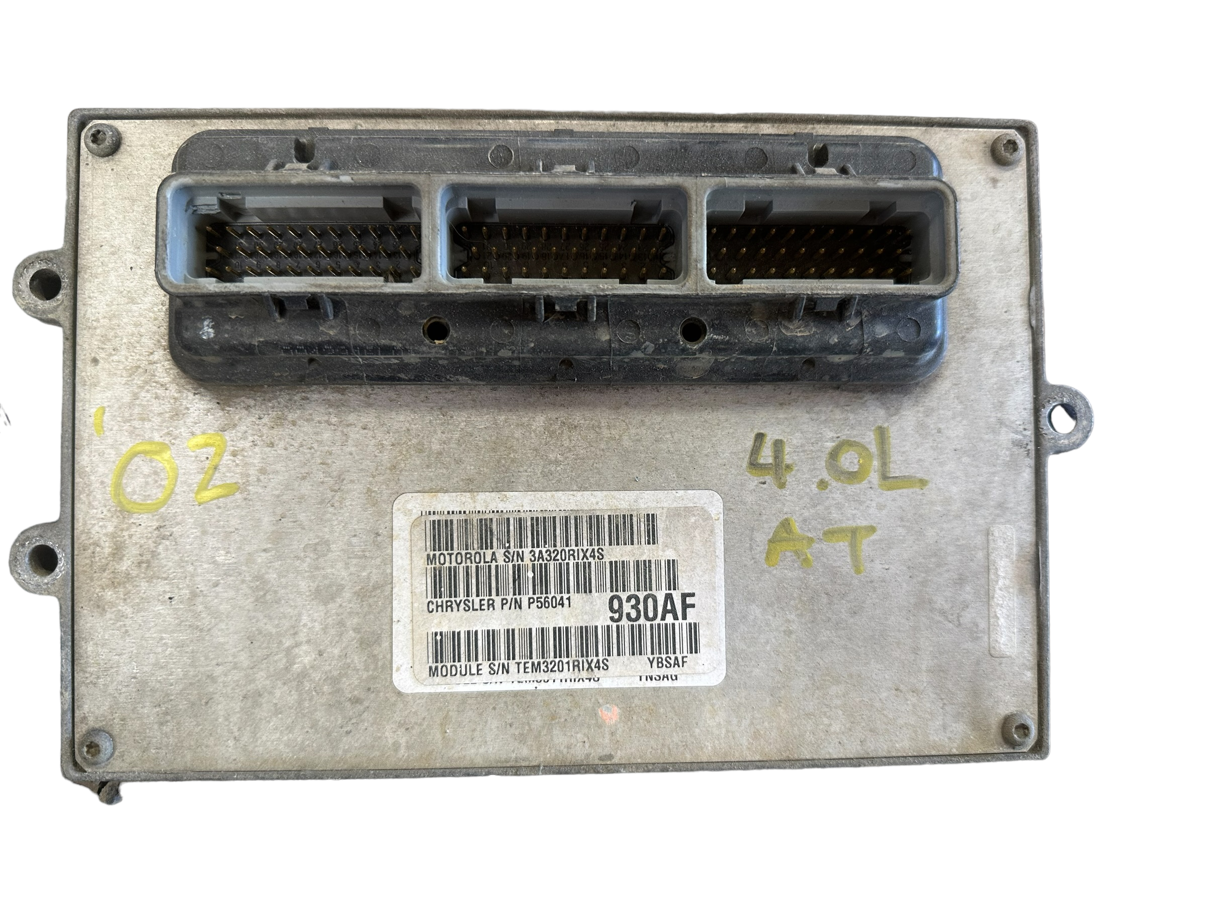 56041930 2002 Wrangler TJ ECM Engine Computer 4.0L Automatic