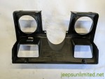 Gauge Cluster Instrument Dash Panel Bezel Cinder Charcoal Black 87-95 YJ 5AS80KXA
