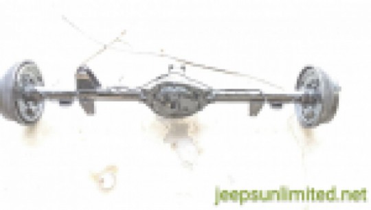4.11 D35 YJ Wrangler 87-89 Dana 35 Rear Axle Assembly 53003873