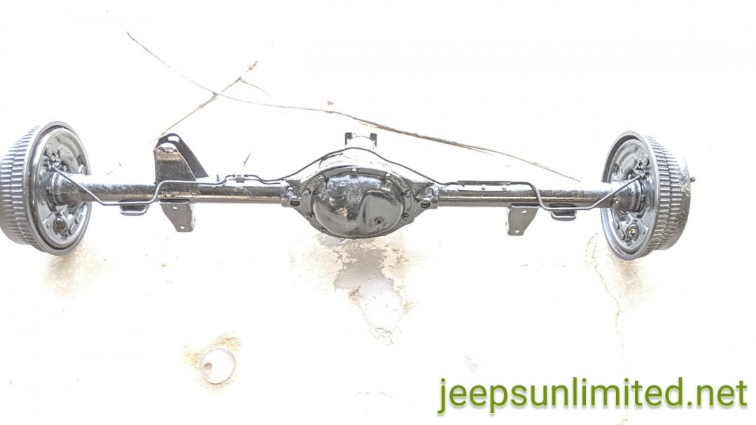 4.11 D35 YJ Wrangler 87-89 Dana 35 Rear Axle Assembly 53003873