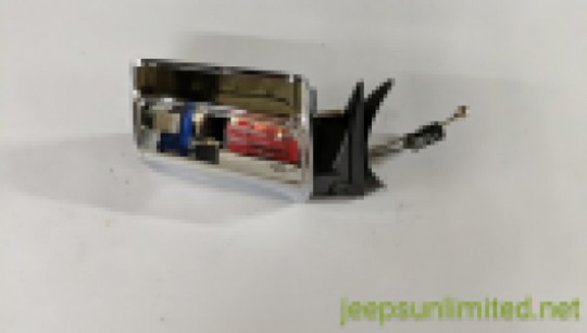 Chrome Manual Passenger Side Mirror Front Right Door RH OEM 55034120