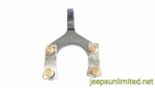 2007-2018 Jeep Wrangler JK JKU Front Bumper Tow Recovery Hook With Hardware 52060377AC