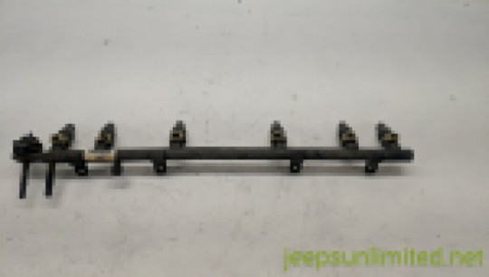 Jeep Wrangler YJ Cherokee XJ 4.0 6 Cylinder Fuel Rail with Injectors 53030435 1991-1995