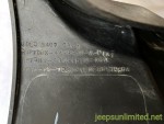 2007-2010 Jeep Wrangler JK JKU Instrument Gauge Cluster Bezel Slate Gray 5KD001DVAA