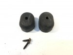 Spare Tire Rubber Bumpers 1.62 for Tail Gate w/ Torx Screws 87-06 YJ TJ LJ 55013350