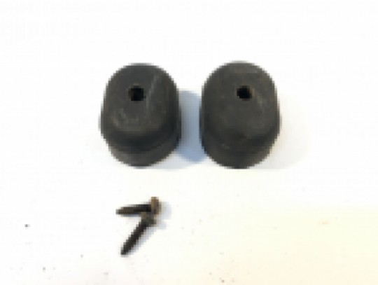 Spare Tire Rubber Bumpers 1.62 for Tail Gate w/ Torx Screws 87-06 YJ TJ LJ 55013350