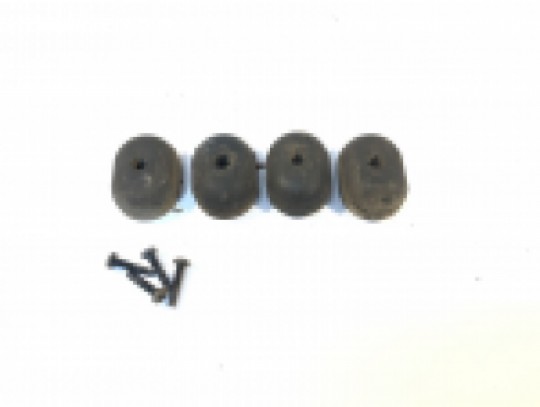 Wrangler YJ Spare Tire Rubber Bumpers 1.22 Tail Gate Torx Screws 1987-1995 55008263