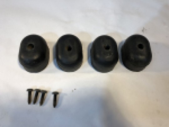 1997-2002 Jeep Wrangler TJ Tailgate Spare Tire Rubber Bumpers 1.5" 55013350