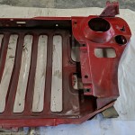 Wrangler YJ Grille Grill Headlight Mounting Panel Radiator Support Red 1987-1995 500778