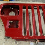 Wrangler YJ Grille Grill Headlight Mounting Panel Radiator Support Red 1987-1995 500778