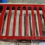 Wrangler YJ Grille Grill Headlight Mounting Panel Radiator Support Red 1987-1995 500778