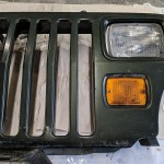 Wrangler YJ Grille Radiator Support Headlights Marker Lights Green 1987-1995 500780