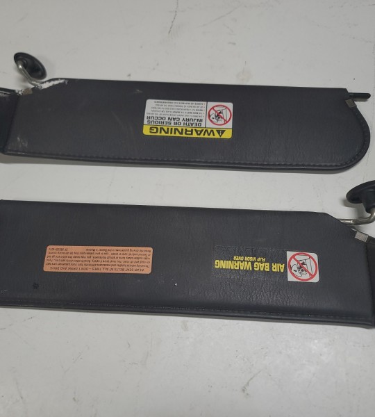 Wrangler TJ Sun Visor Set Driver and Passenger Side 97-02