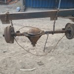 CJ7 Rear Axle Assembly AMC 20 Offset QuadraTrac With 3.54 Gear Ratio 76-79