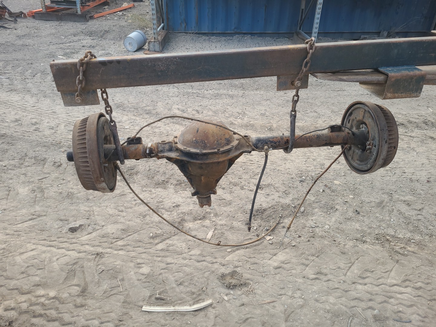 CJ7 Rear Axle Assembly AMC 20 Offset QuadraTrac With 3.54 Gear Ratio 76-79