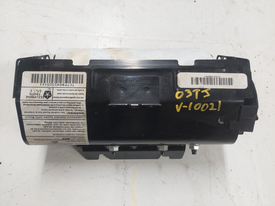 Wrangler TJ Air Bag Passenger Right 55314982AE 2001-2003 