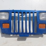 Wrangler YJ Grille Grill Headlight Mounting Panel Radiator Support Blue 1987-1995 501678