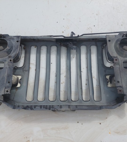 Wrangler YJ Grille Grill Headlight Mounting Panel Radiator Support Dark Gray Black 1987-1995 501679