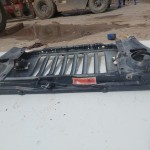 Wrangler YJ Grille Grill Headlight Mounting Panel Radiator Support Dark Gray Black 1987-1995 501679