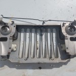 Wrangler YJ Grille Grill Headlight Mounting Panel Radiator Support Silver Pearl 1987-1995 501680
