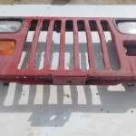 Wrangler YJ Grille Grill Headlight Mounting Panel Radiator Support Red 1987-1995 501681