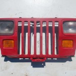 Wrangler YJ Grille Grill Headlight Mounting Panel Radiator Support Red 1987-1995 501683