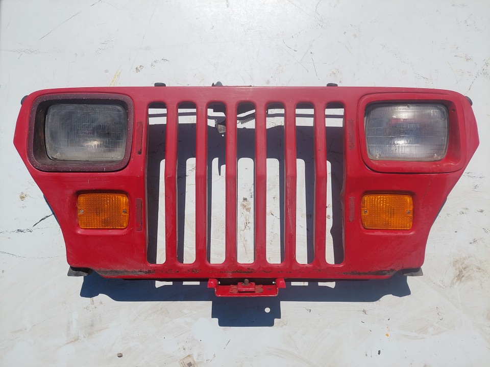 Wrangler YJ Grille Grill Headlight Mounting Panel Radiator Support Red 1987-1995 501683