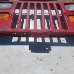 Wrangler YJ Grille Grill Headlight Mounting Panel Radiator Support Red 1987-1995 501683
