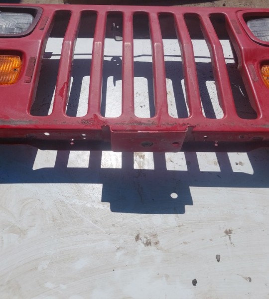 Wrangler YJ Grille Grill Headlight Mounting Panel Radiator Support Red 1987-1995 501683