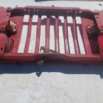 Wrangler YJ Grille Grill Headlight Mounting Panel Radiator Support Red 1987-1995 501684