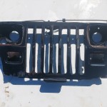 Wrangler YJ Grille Grill Headlight Mounting Panel Radiator Support Gray 1987-1995 501686
