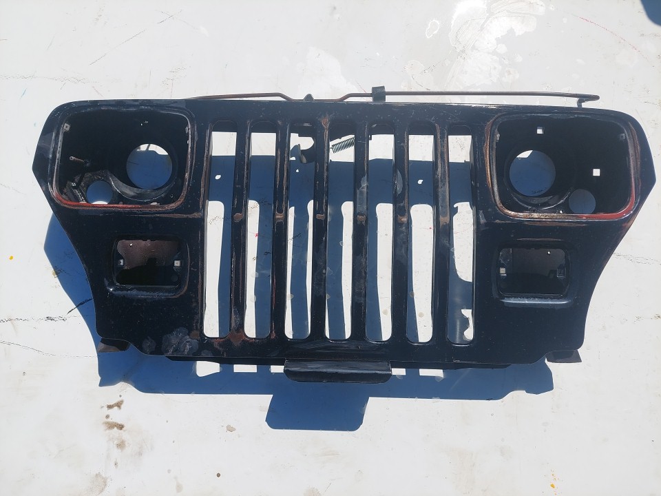 Wrangler YJ Grille Grill Headlight Mounting Panel Radiator Support Gray 1987-1995 501686