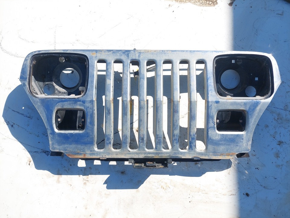 Wrangler YJ Grille Grill Headlight Mounting Panel Radiator Support Gray 1987-1995 501691
