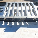 Wrangler YJ Grille Grill Headlight Mounting Panel Radiator Support Gray 1987-1995 501691
