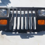 Wrangler YJ Grille Grill Headlight Mounting Panel Radiator Support Black 1987-1995 501698