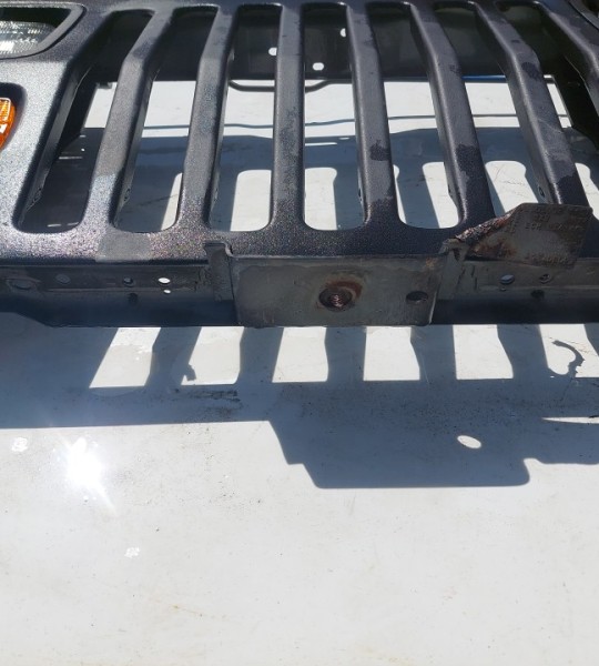 Wrangler YJ Grille Grill Headlight Mounting Panel Radiator Support Black 1987-1995 501698