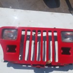 Wrangler YJ Grille Grill Headlight Mounting Panel Radiator Support Red 1987-1995 501701