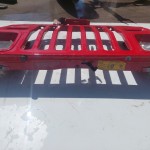 Wrangler YJ Grille Grill Headlight Mounting Panel Radiator Support Red 1987-1995 501703