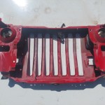 Wrangler YJ Grille Grill Headlight Mounting Panel Radiator Support Red 1987-1995 501701