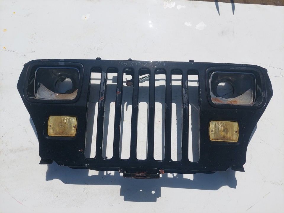 Wrangler YJ Grille Grill Headlight Mounting Panel Radiator Support Black 1987-1995 501705