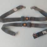 Jeep CJ Rear Seat Belt Buckle Receiver Lap Belt Set 76-86
