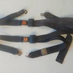 Wrangler YJ Rear Seat Belt Set Buckles Receivers Lap Belts 87-91